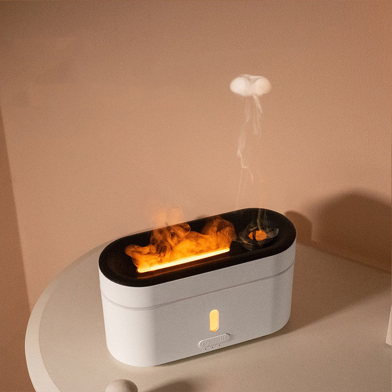 “LED Flame Aromatherapy Humidifier”