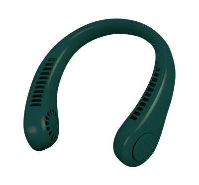 Portable Neck Fan – 360° Leafless Cooling, 78 Air Outlets, USB Rechargeable (4000mAh).