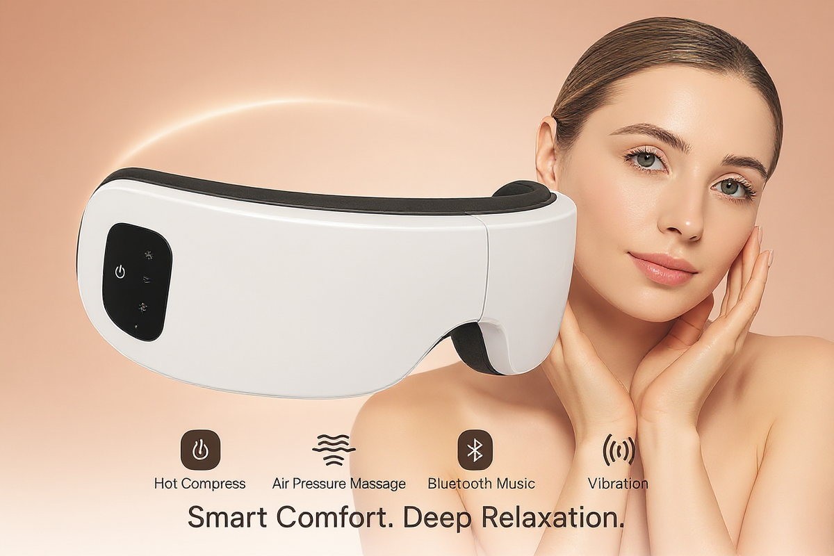 Bluetooth Music Smart Eye Protector Hot Pack Vibration Eye Massage