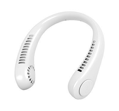 Portable Neck Fan – 360° Leafless Cooling, 78 Air Outlets, USB Rechargeable (4000mAh).